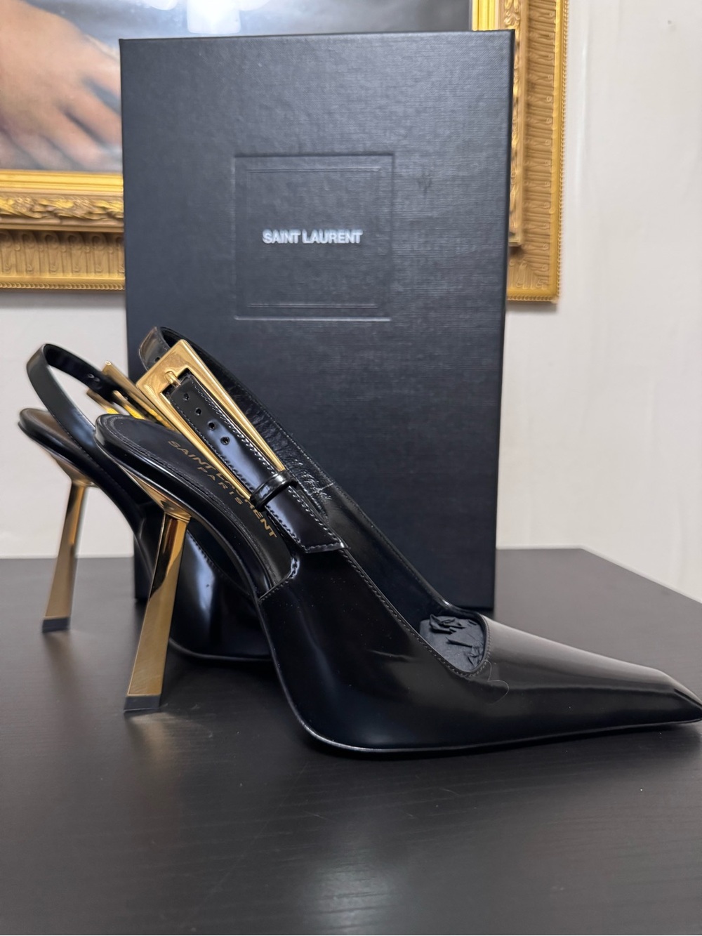 Saint Laurent slingback pumps